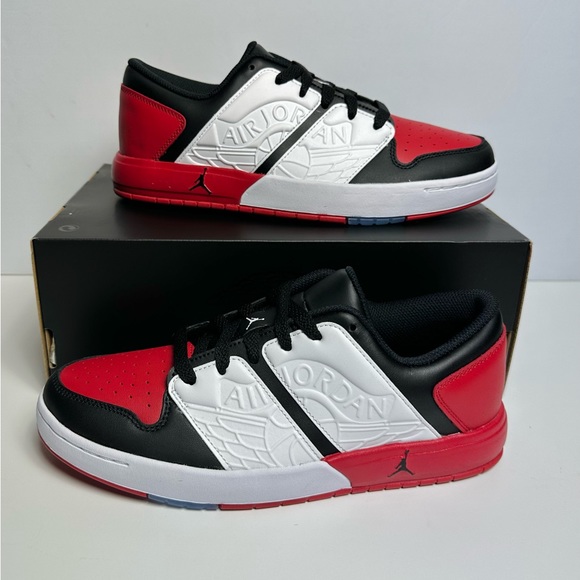 Nike Other - MEN'S 8 | NIKE JORDAN NU RETRO 1 LOW BLACK-RED DV5141 601